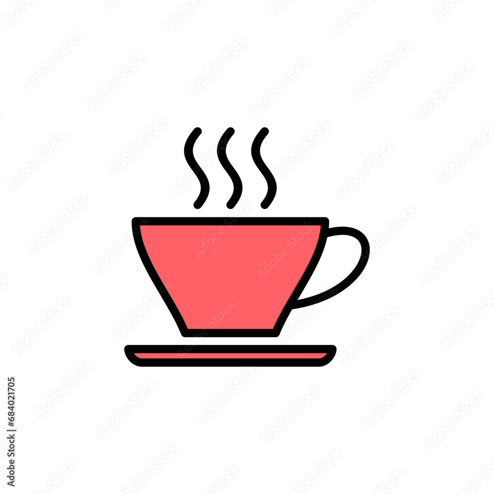coffee cup icon set illustration. cup a coffee sign and symbol coffee cup icon set illustration. cup a coffee sign and symbol