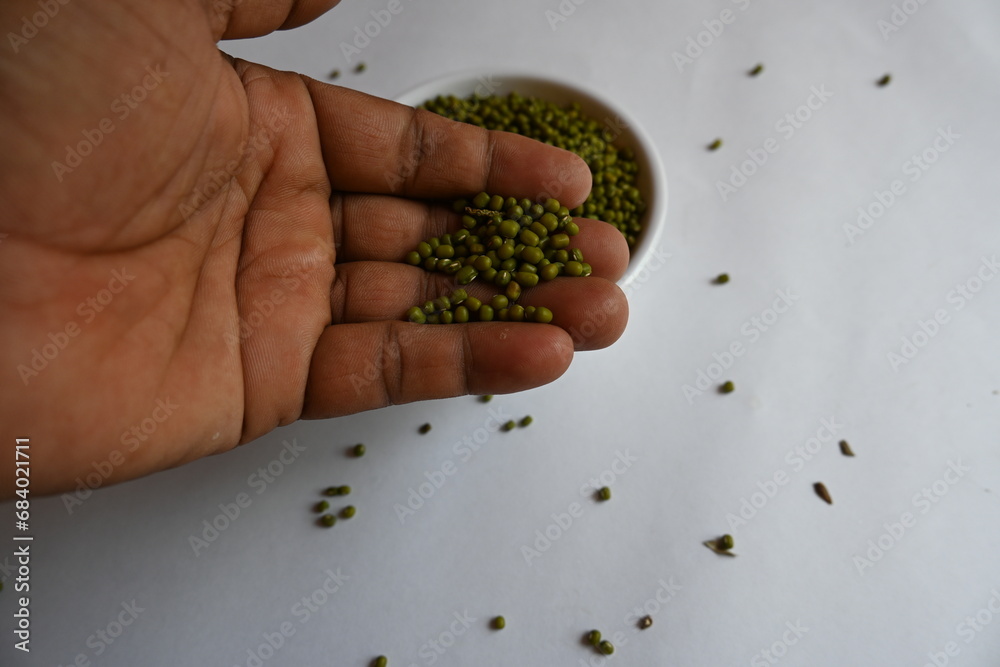 Mung bean. It's other names Vigna radiata, green gram, maash, mung