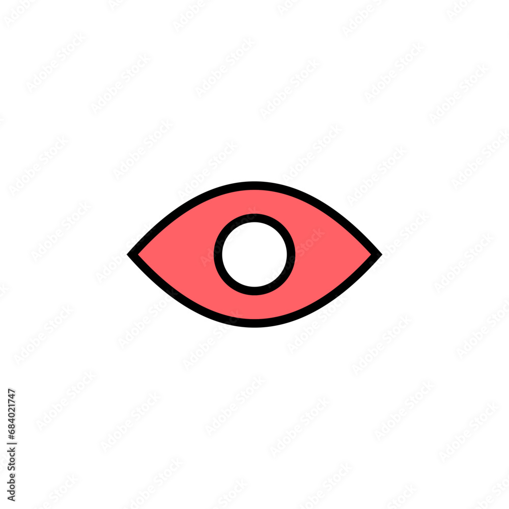 Eye icon set illustration. Eye sign and symbol. Look and Vision icon. Eye icon set illustration. Eye sign and symbol. Look and Vision icon.