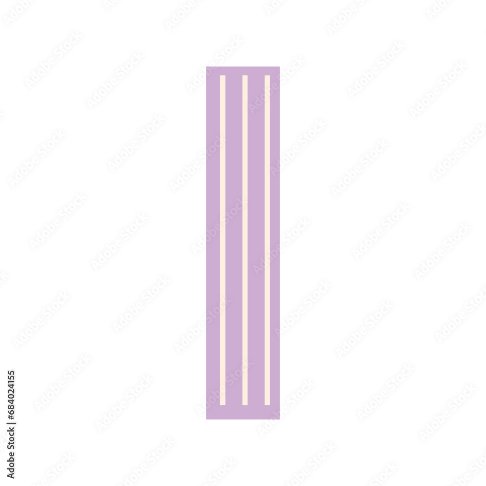 Paper strip on white background Paper strip on white background