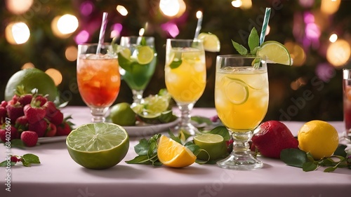 Fresh Drinks Background Very Cool