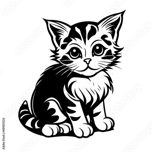 Fototapeta Naklejka Na Ścianę i Meble -  Cute Kitten
