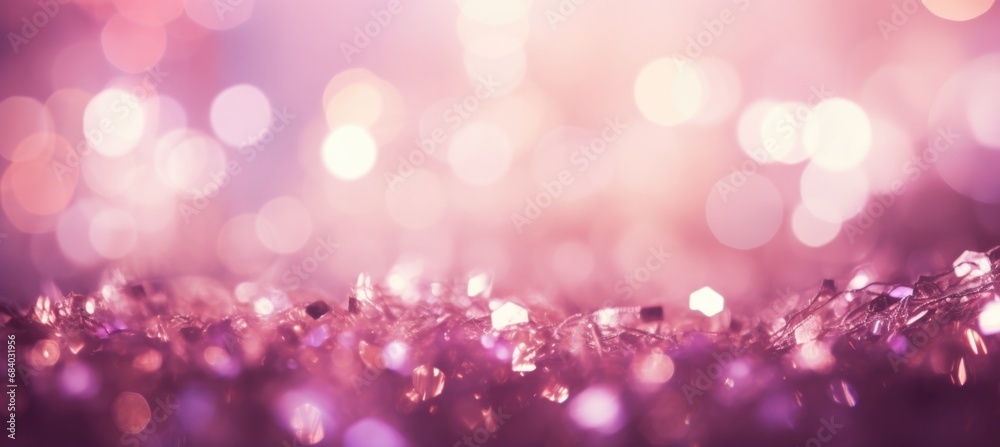 pink christmas and Valentine bokeh bokeh glitter background