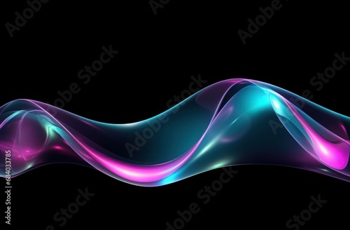 a blue and purple wavy design