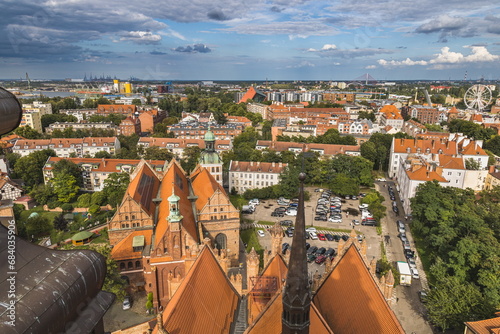 The cityscape in Gdansk, Poland