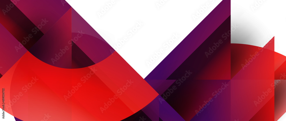 Geometric fusion - abstract harmony of triangles and circles in minimalist background design. Shapes and lines design for wallpaper, banner, background, landing page, wall art, invitation, prints Geometric fusion - abstract harmony of triangles and circles in minimalist background design. Shapes and lines design for wallpaper, banner, background, landing page, wall art, invitation, prints