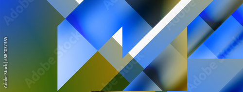 Captivating vector abstraction. Triangles interlock in mesmerizing dance, crafting dynamic geometric backdrop. Fusion of shapes and angles creates artful symphony of modern design