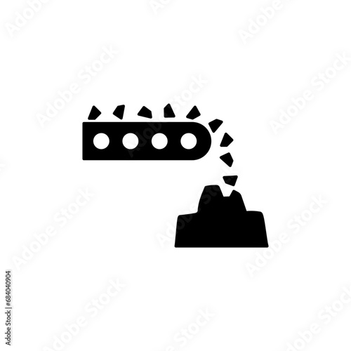 Industrial production concept line icon. Simple element illustration. Industrial production concept outline symbol design.