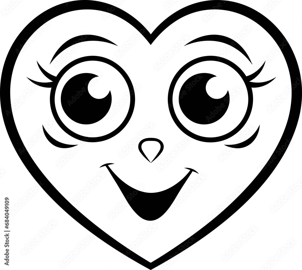 Cute emoji coloring page black and white Cute emoji coloring page black and white