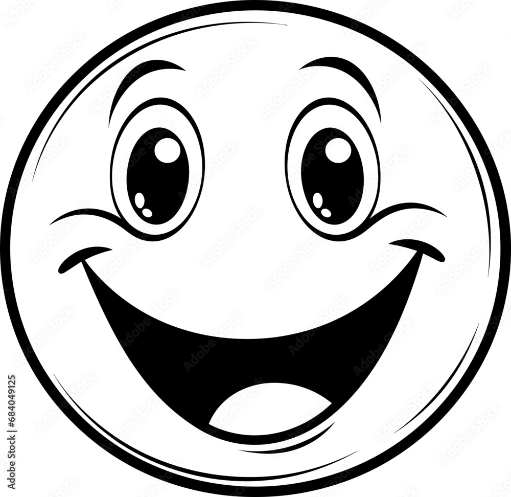 Cute emoji coloring page black and white Cute emoji coloring page black and white
