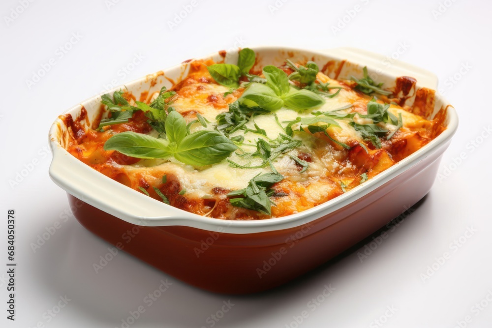 Cheesy Vegetable Casserole Bursting With Flavors and Colors Generative AI