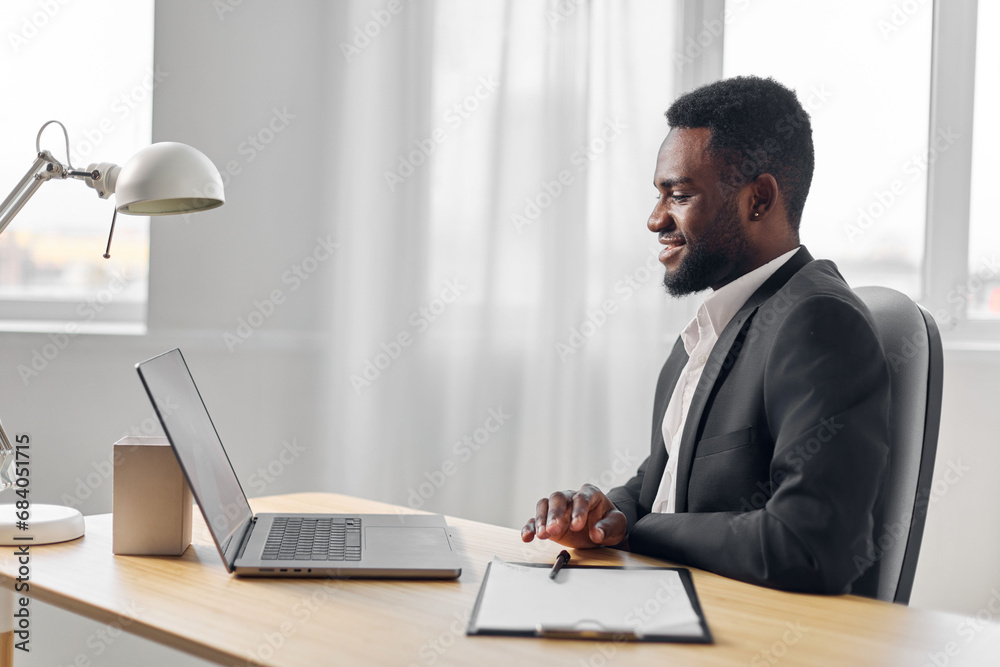 job man person american computer african student office online laptop education freelancer job man person american computer african student office online laptop education freelancer