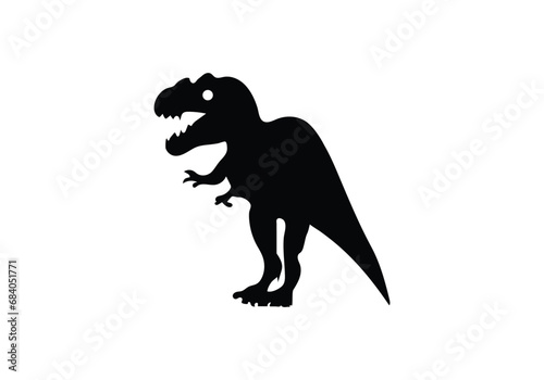 Allosaurus minimal style icon illustration design