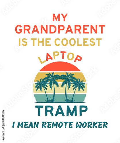 My grandparent is the coolest remote worker