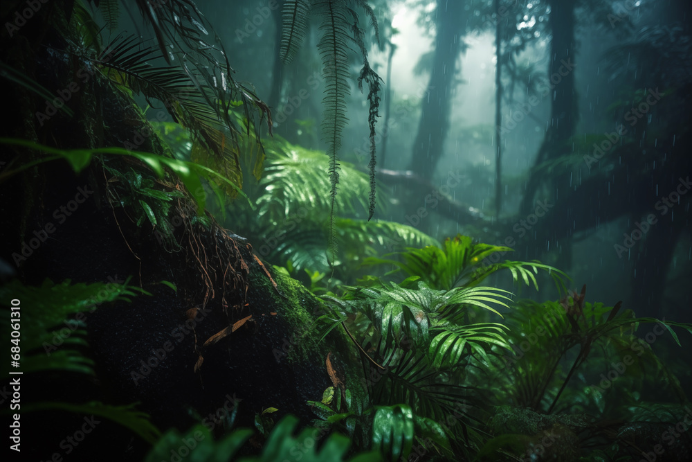 Rainforest in the jungle