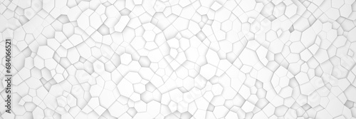 Geometric abstract white background. Tiled style