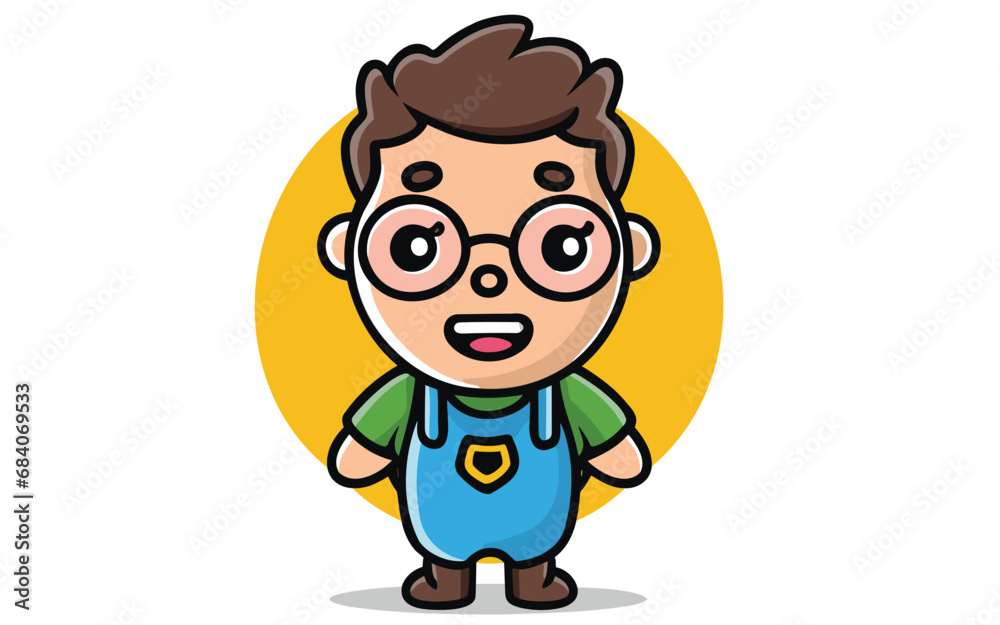 cartoon character of a man with a smile cartoon character of a man with a smile
