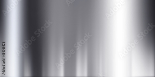Silver foil background shiny steel gradient template and metallic for chrome border. Abstract silver metallic background. Abstract gray color light background
