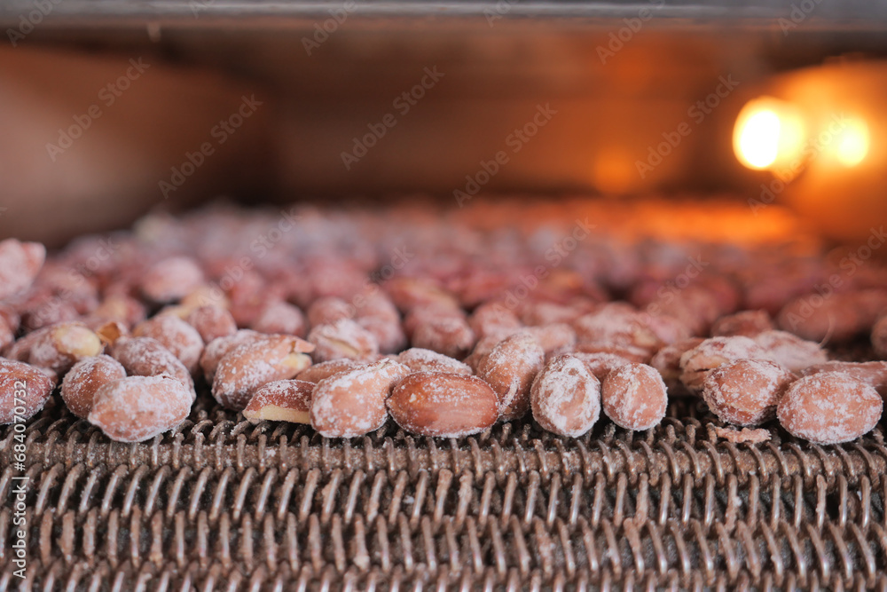 precessing peanuts in a machine precessing peanuts in a machine