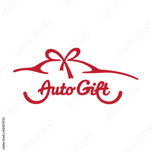 Auto Gift logo. Vector and illustration.