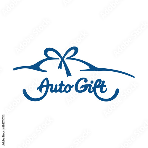 Auto Gift logo. Vector and illustration.