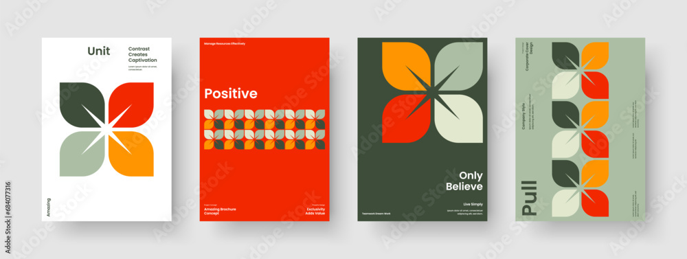 Geometric Book Cover Template. Creative Poster Design. Isolated Flyer Layout. Report. Business Presentation. Brochure. Banner. Background. Advertising. Newsletter. Pamphlet. Magazine. Catalog