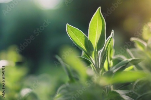 green leaves background