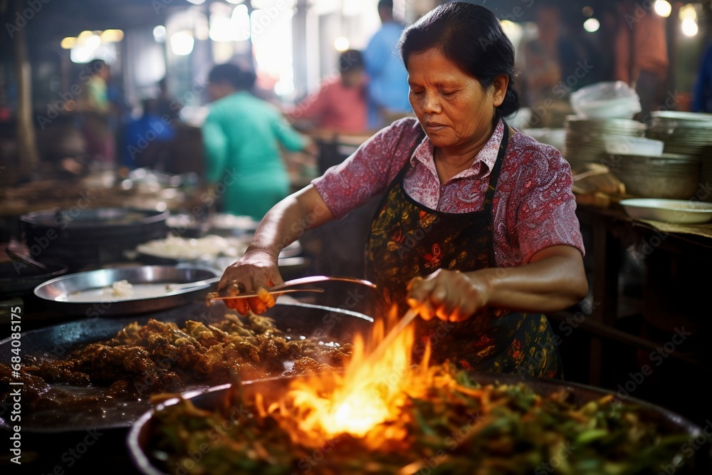Fresh Asian Street Food Cuisine Market Fresh Asian Street Food Cuisine Market