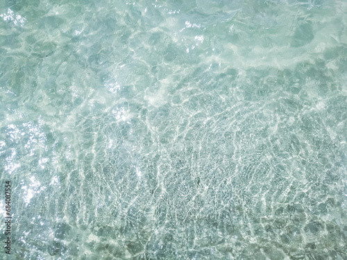 clear water surface, shallow sea water, texture © Big