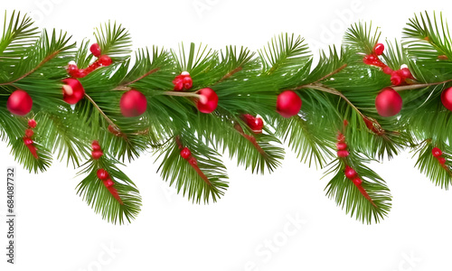 christmas tree branch with white background png