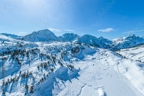 Traumwinter im Skigebiet Warth-Schröcken am Hochtannbergpaß