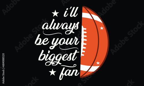 American Football T-shirt Design Vector photo