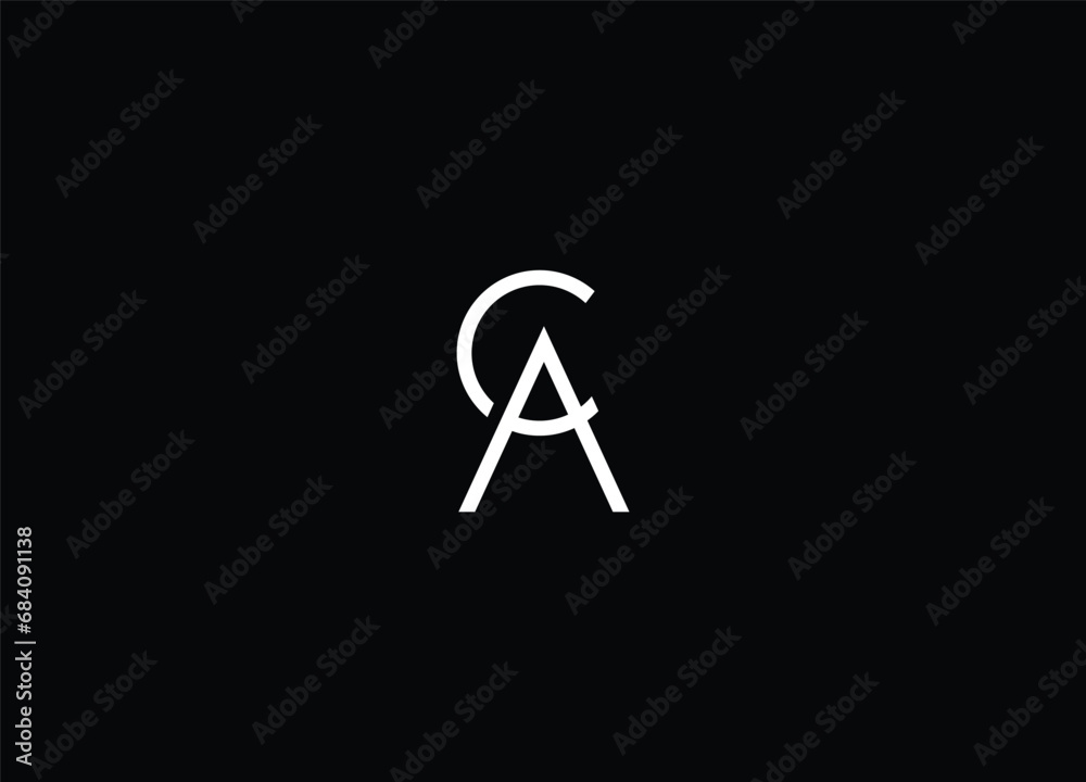 Creative Letter AC Logo Design Vector Template Creative Letter AC Logo Design Vector Template