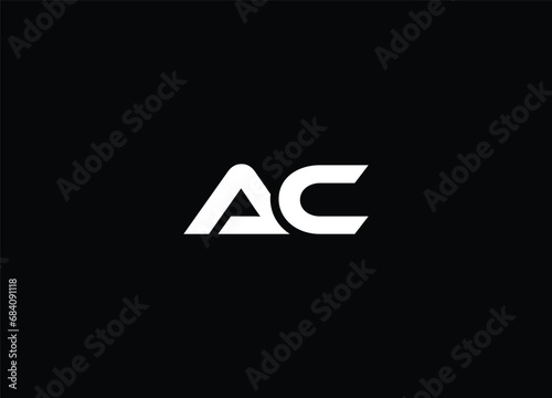Creative Letter AC Logo Design Vector Template