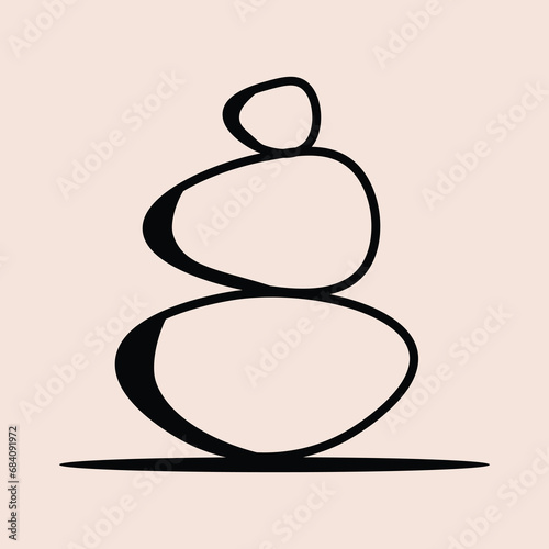 stone logo vector design