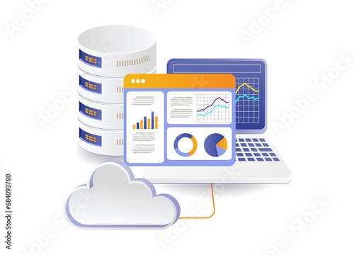 Analysis of cloud servers hosting computer data
