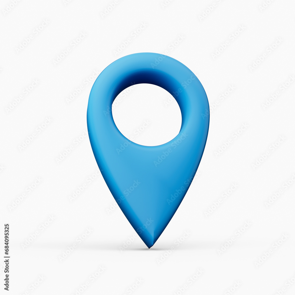 3d Shiny Blue Location Map Pin Or Navigation Symbol Icon On White Background 3d Illustration 3d Shiny Blue Location Map Pin Or Navigation Symbol Icon On White Background 3d Illustration