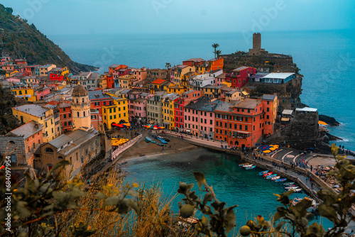View of the village of Vernazza, La Spezia. Cinque Terre, Italy. photo