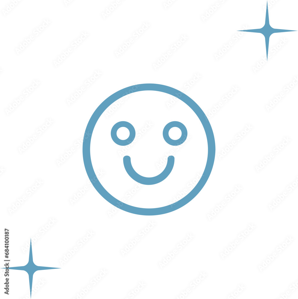 Smile Emoticon Vector Icon