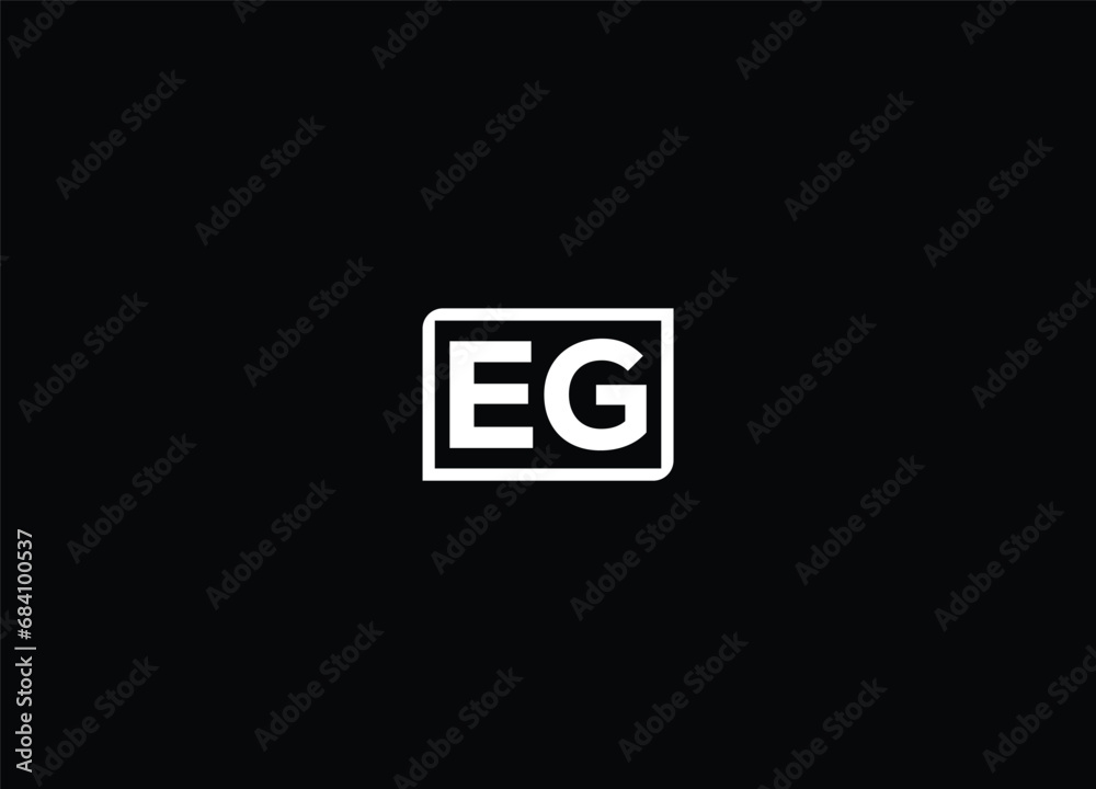 Creative Letter EG Logo Design Vector Template Creative Letter EG Logo Design Vector Template