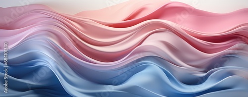 Pastel Satin Silk Fabric Draping Elegantly Soft Texture