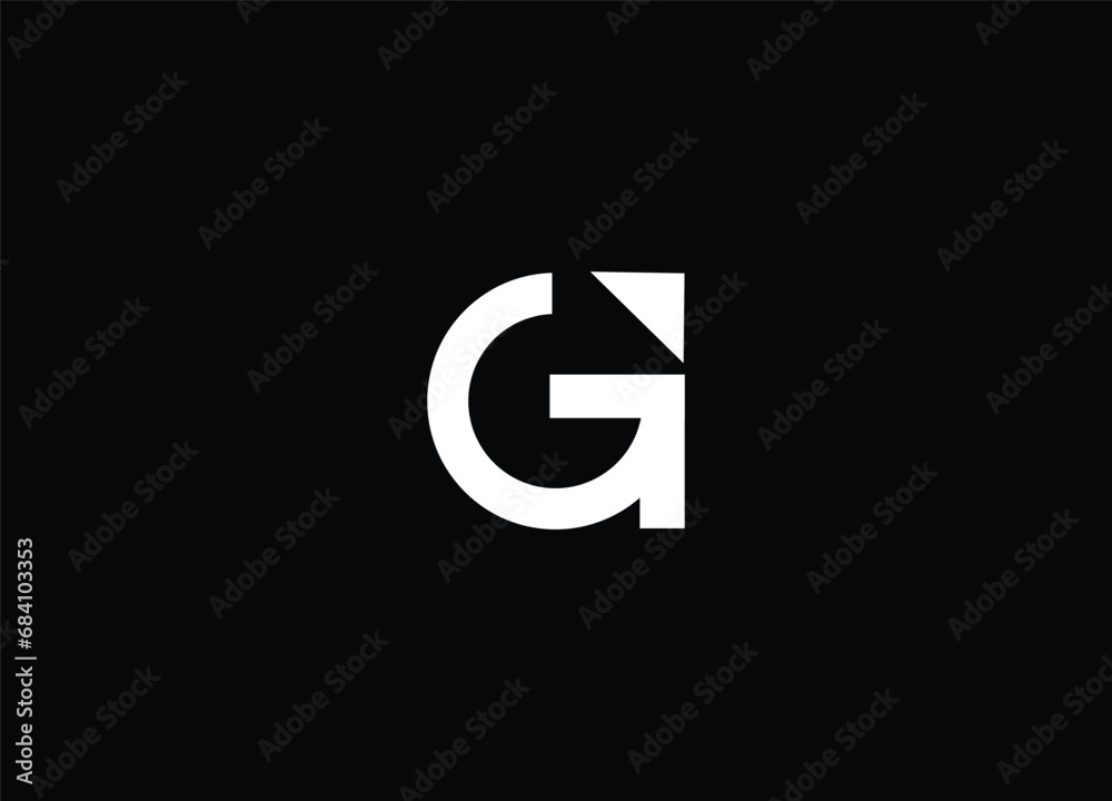 Creative Letters GI Logo Design Vector Template Creative Letters GI Logo Design Vector Template