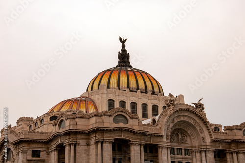 Palace of Fine Arts close up photo in Mexico City © sevenkingdom