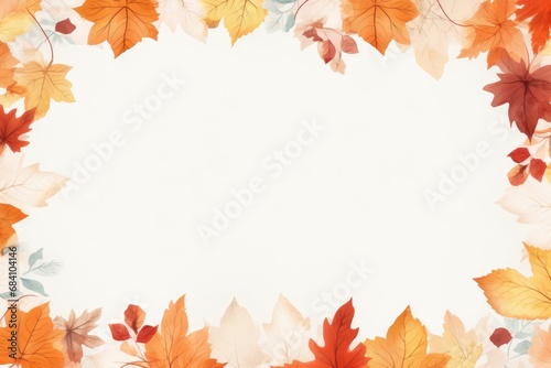 Seasonal Social Media Background With Blank Space For Text