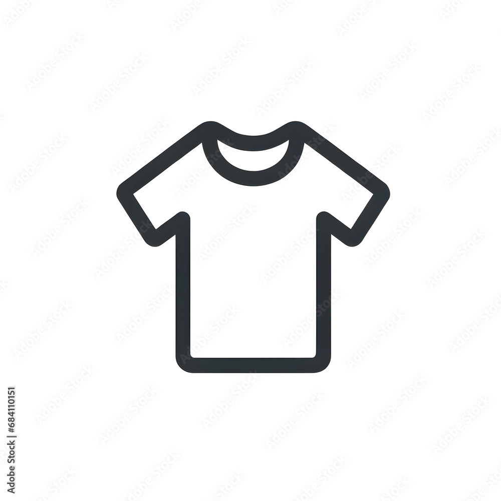 A vector icon of a t-shirt A vector icon of a t-shirt