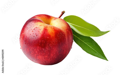 A Realistic Image Showcase of Nectarine on White or PNG Transparent Background