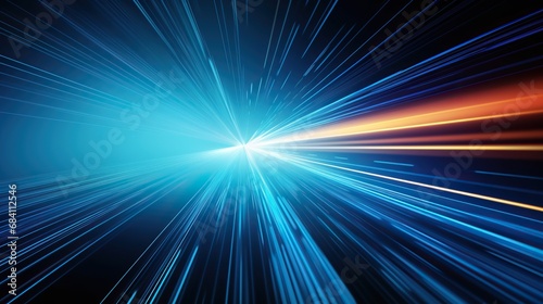 abstract night acceleration speed .abstract background laser splash .technology abstract background. Generative AI photo
