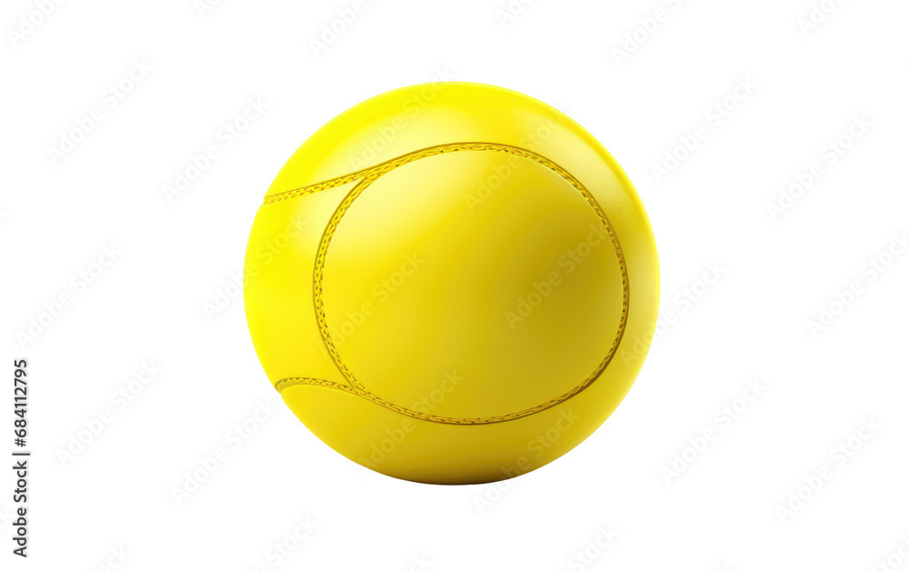 A Realistic Glimpse of Paddle Tennis Ball Action in Sports on White or PNG Tarnsparent Background