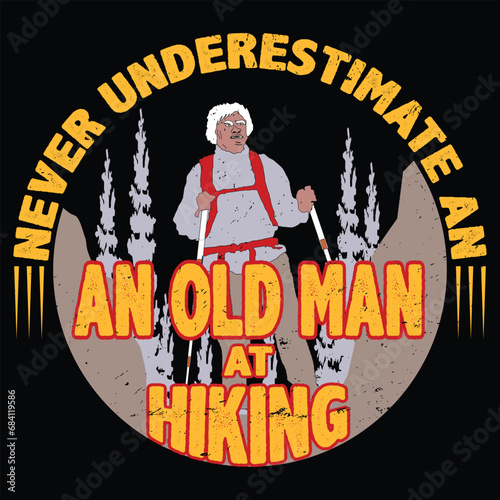 Never underestimate an old man at hiking