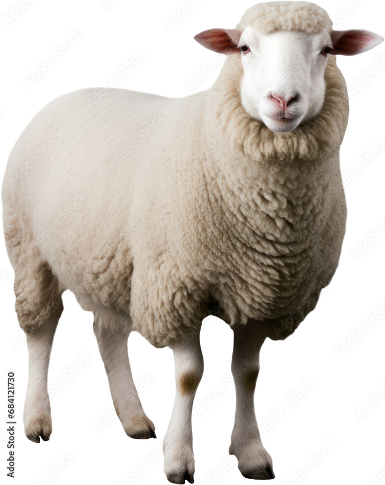 Obraz premium Sheep transparent background PNG clipart